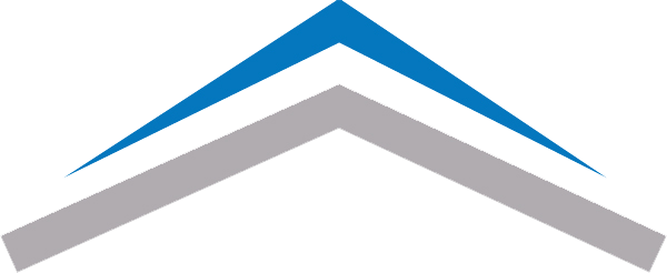 the symbol for a converging triangle is shown in blue and gray